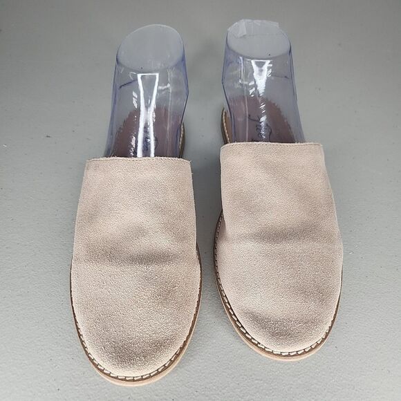Free People Coronada Slip-On Suede Flats Nude Suede Womens Slip On Slipper EU 38 - Picture 4 of 6